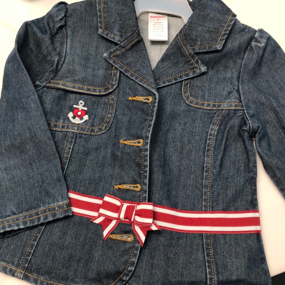 Vintage Gymboree denim sailor jacket
